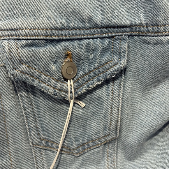 Distressed Jean Jacket - Picture 4 of 7